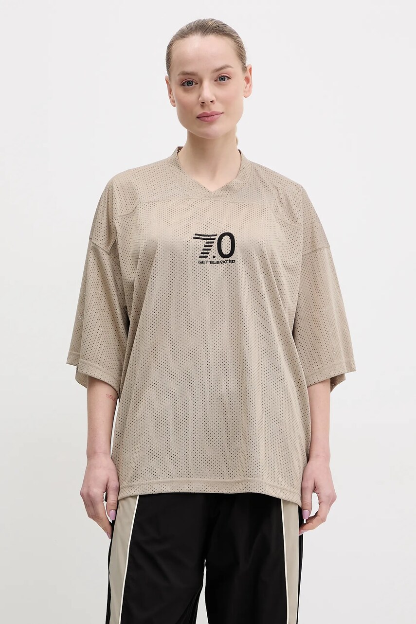 Levně Tričko EA7 Emporio Armani zelená barva, AF15213.7X000083