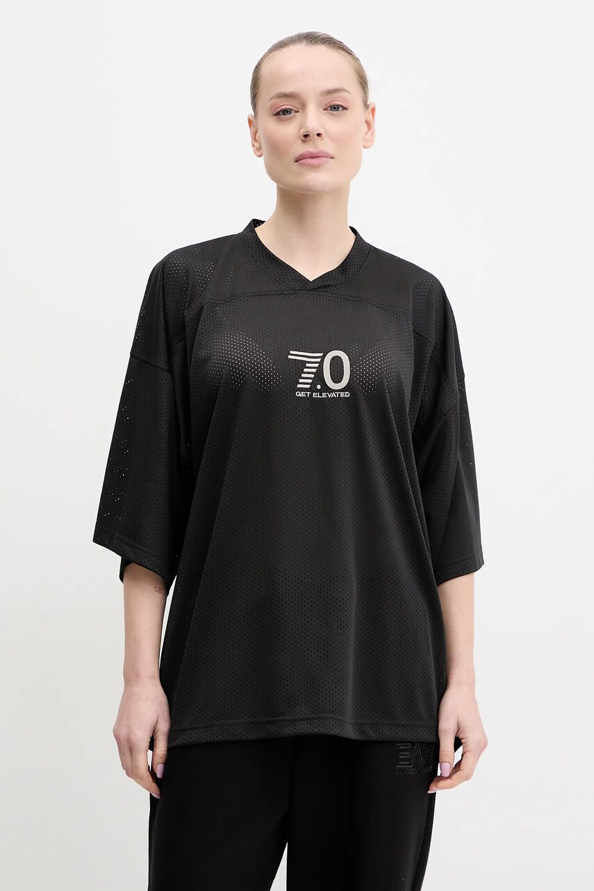 EA7 Emporio Armani tricou femei, culoarea negru, AF15213.7X000083