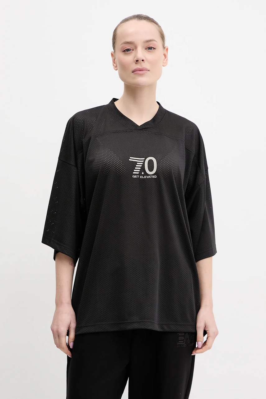 EA7 Emporio Armani tricou femei, culoarea negru, AF15213.7X000083