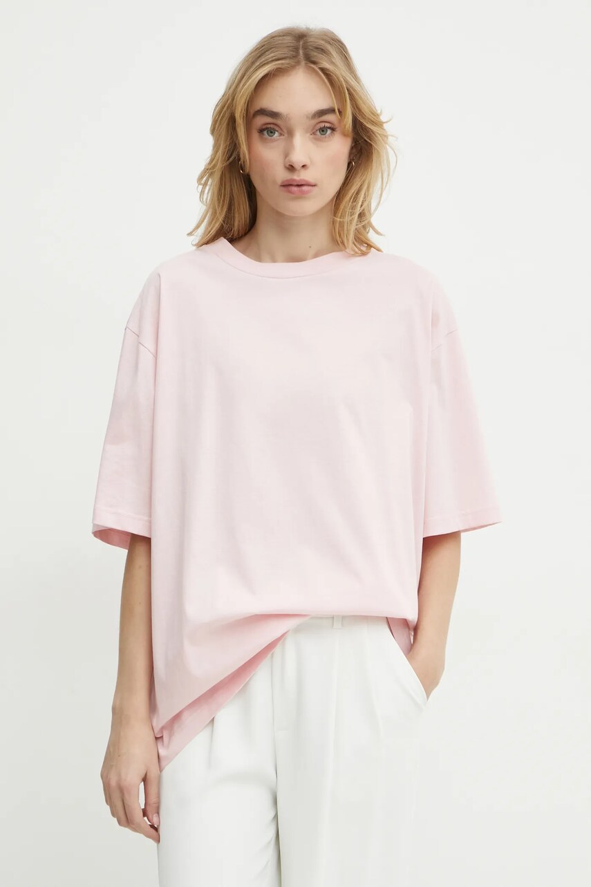 Ivy Oak tricou din bumbac femei, culoarea roz, IO1100X2361