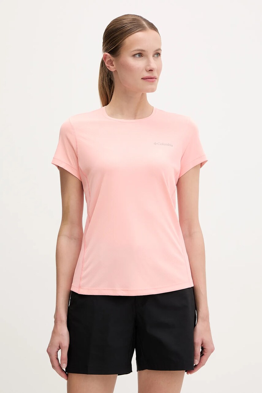 Columbia tricou sport Zero Rules culoarea roz, 2131723