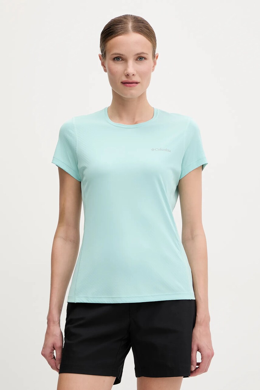 Columbia tricou sport Zero Rules culoarea turcoaz, 2131723