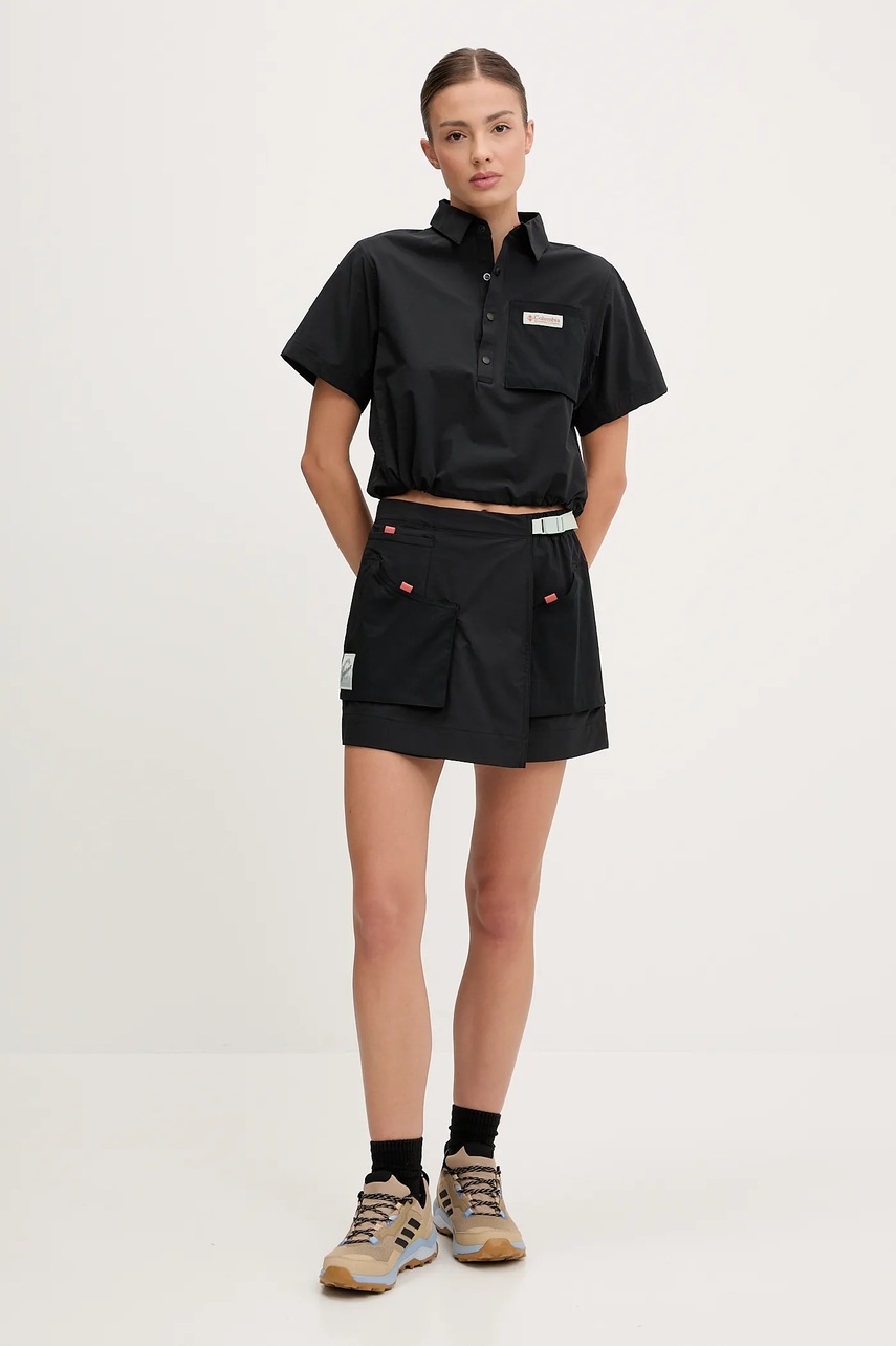 Блузка Columbia Cove Beach женские цвет чёрный однотонная 2119381