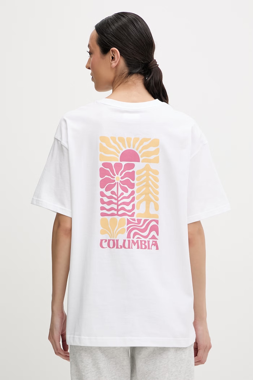 Βαμβακερό μπλουζάκι Columbia Rolling Bend