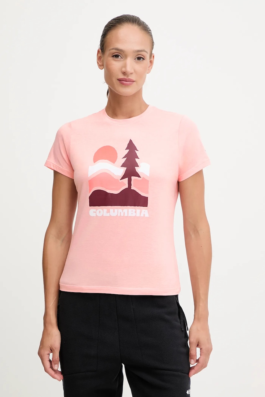 Columbia tricou Ruby Springs culoarea gri, 2120061