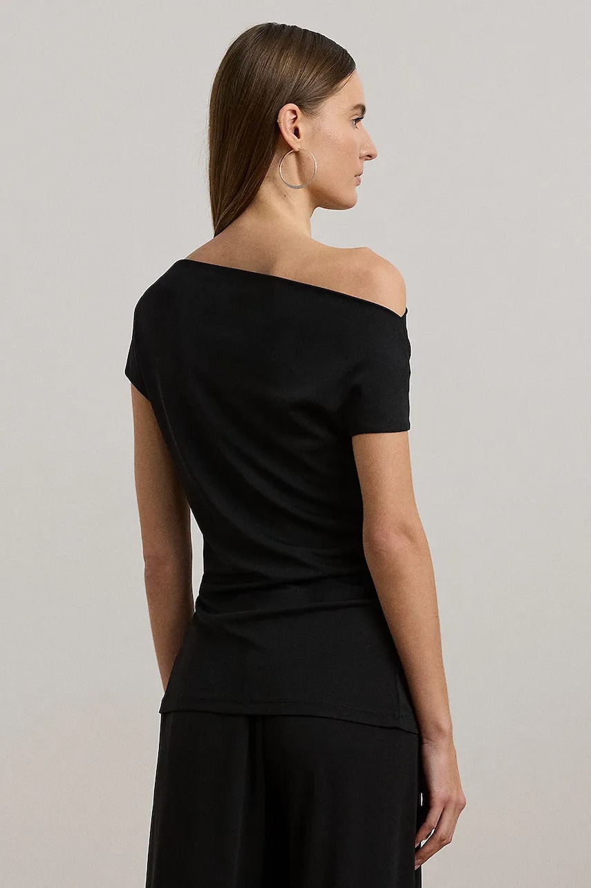 Футболка Lauren Ralph Lauren цвет чёрный 200963913 Футболка Lauren Ralph Lauren цвет чёрный 200963913
