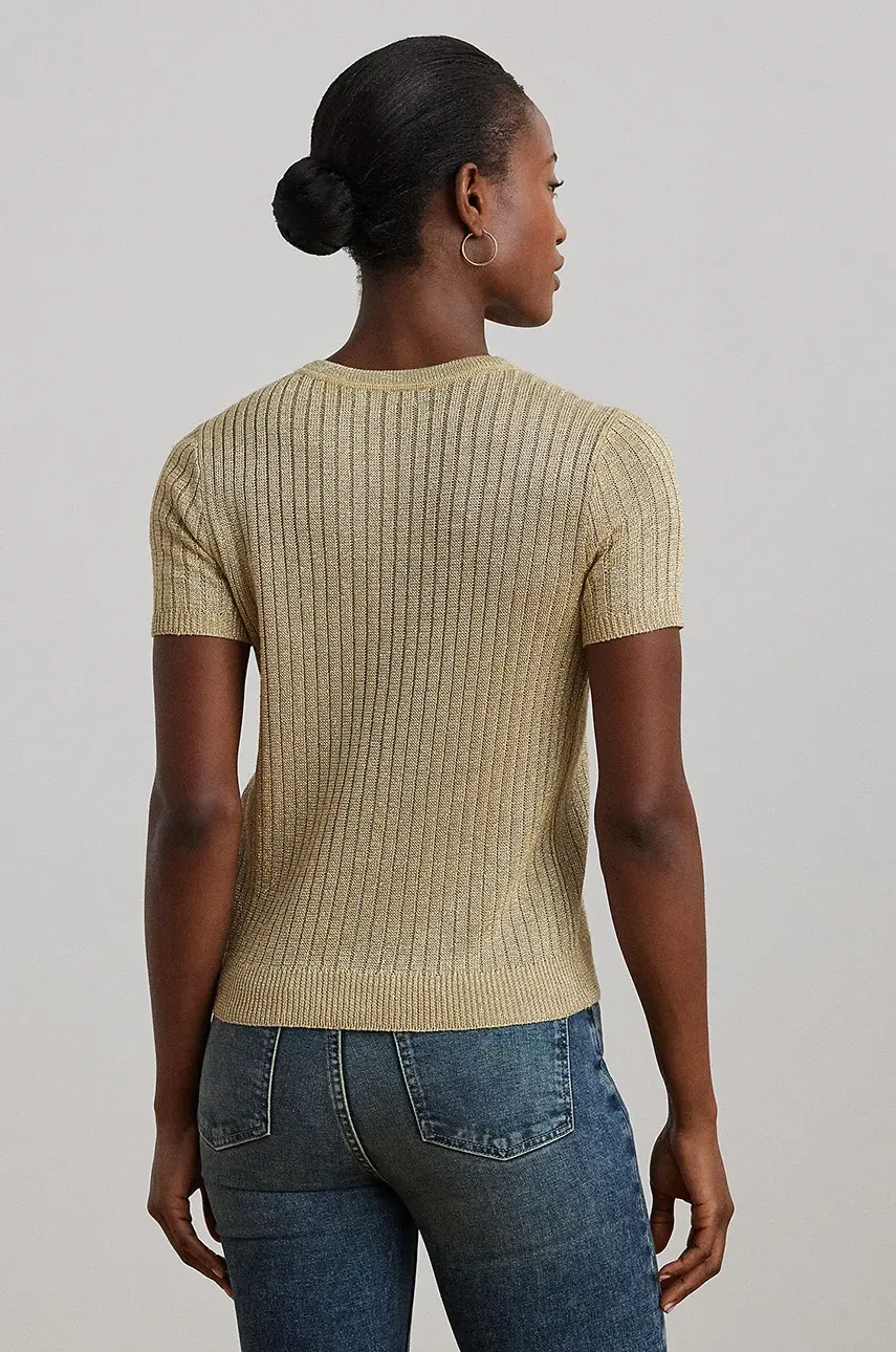Блузка Lauren Ralph Lauren женские цвет коричневый однотонная 200968927 Блузка Lauren Ralph Lauren женские цвет коричневый однотонная 200968927