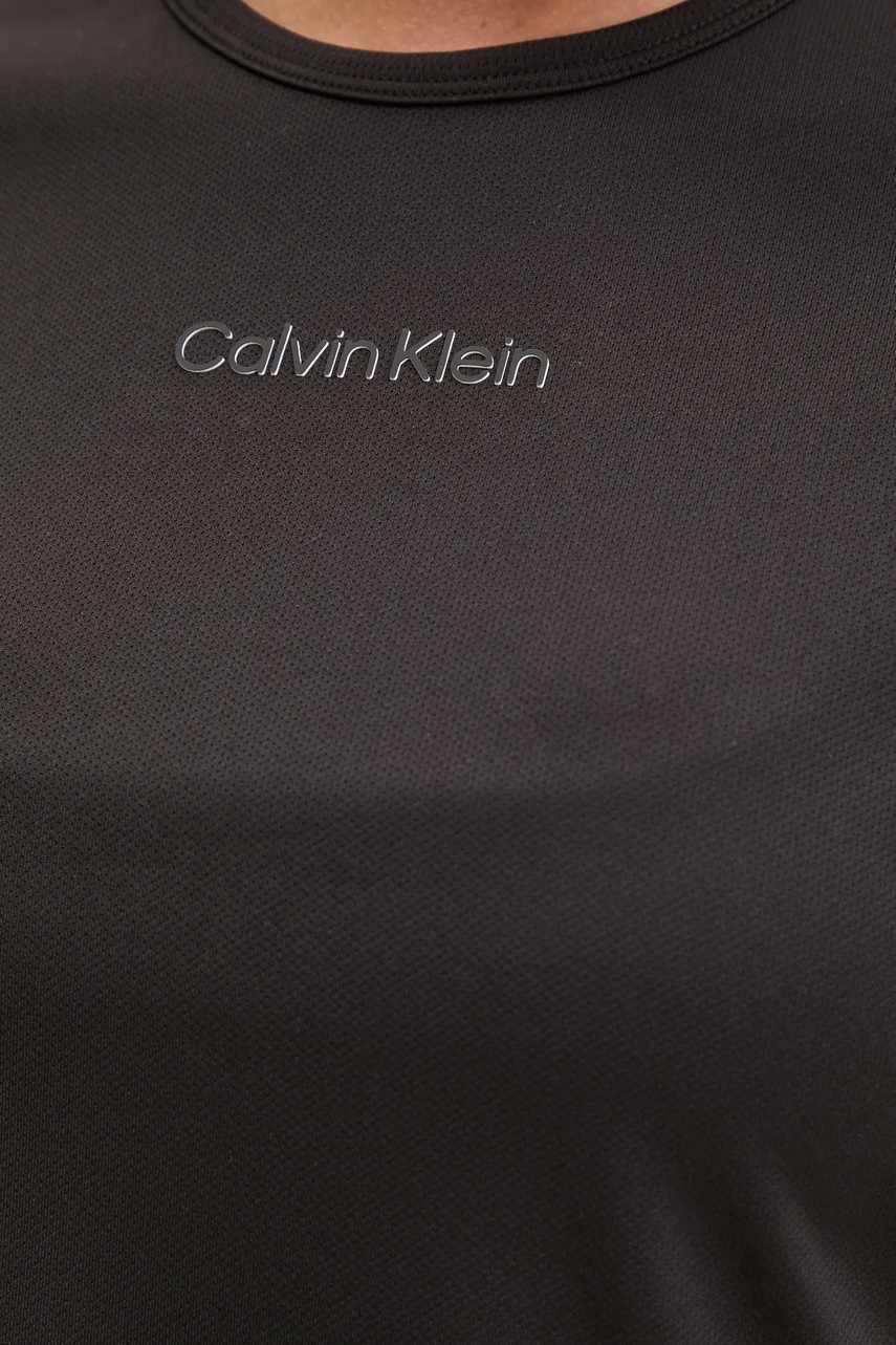 Μπλουζάκι προπόνησης Calvin Klein Performance χρώμα: μαύρο, LVGWS4K238 φωτογραφία
