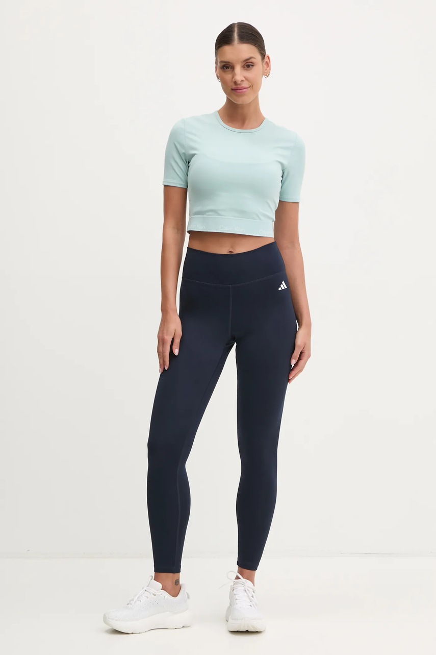 Футболка для тренинга Calvin Klein Performance цвет зелёный LVGWS5K144 Футболка для тренинга Calvin Klein Performance цвет зелёный LVGWS5K144