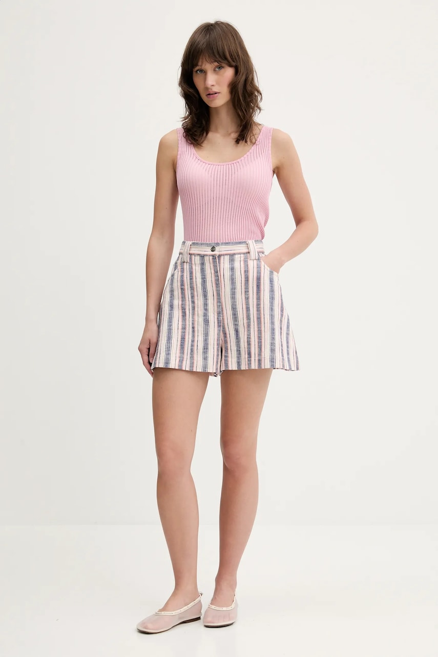 Шёлковый топ Stine Goya цвет розовый SG-SS25-T059-2355