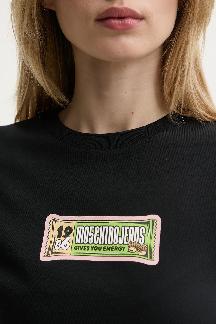 Βαμβακερό μπλουζάκι Moschino Jeans φωτογραφία