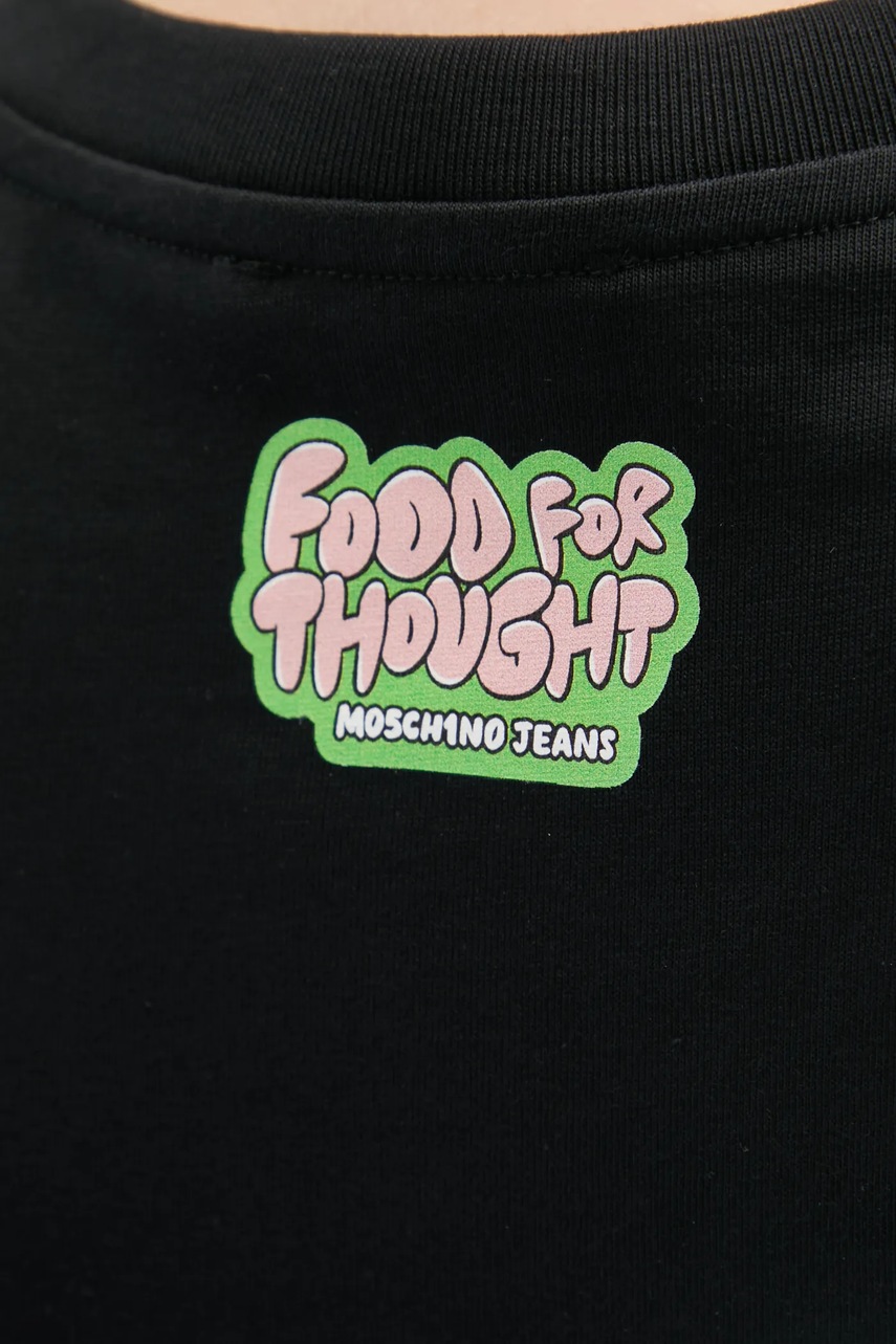 Βαμβακερό μπλουζάκι Moschino Jeans φωτογραφία
