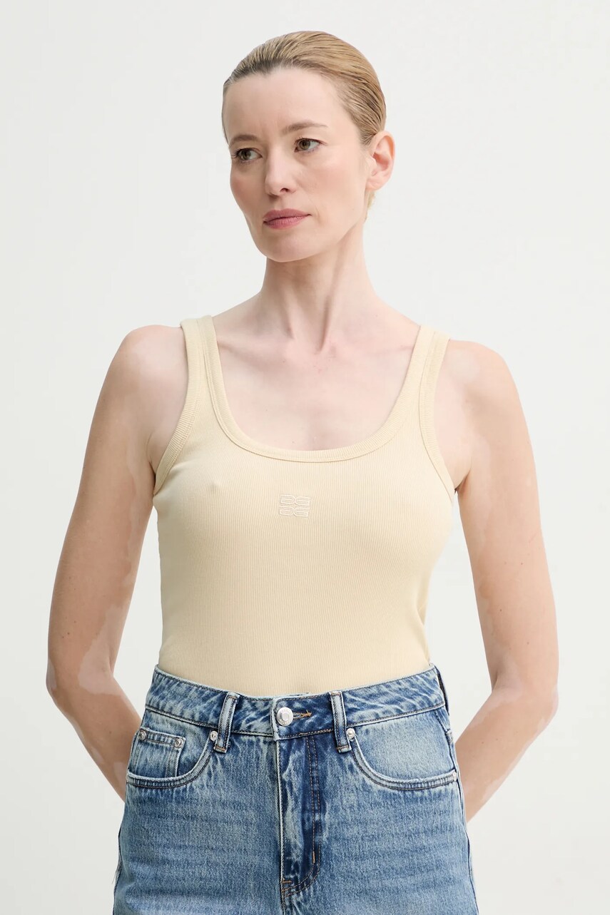 Gestuz top culoarea bej, 10910067