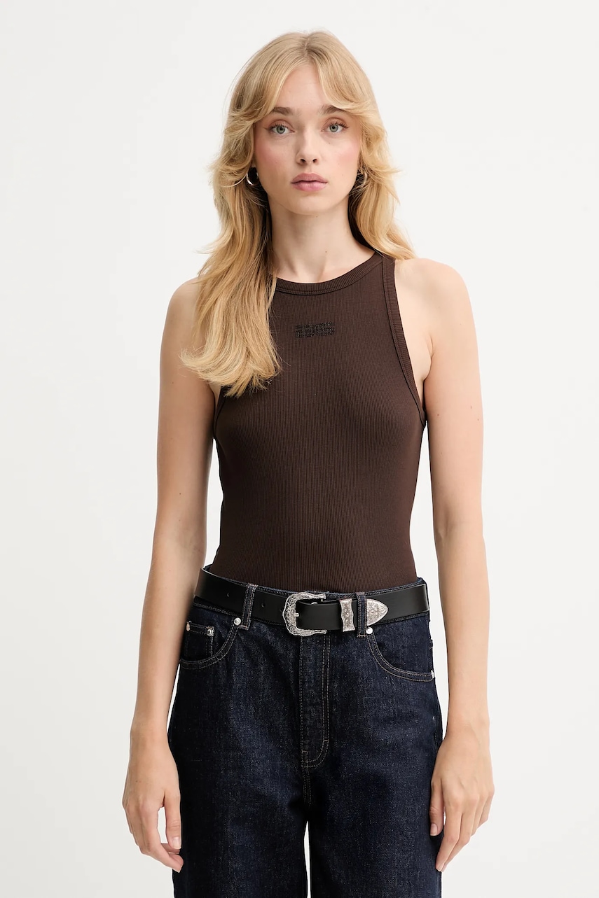 Gestuz top culoarea negru, 10910297