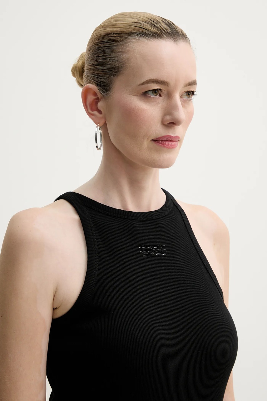 Top Gestuz χρώμα: μαύρο, 10910297 φωτογραφία