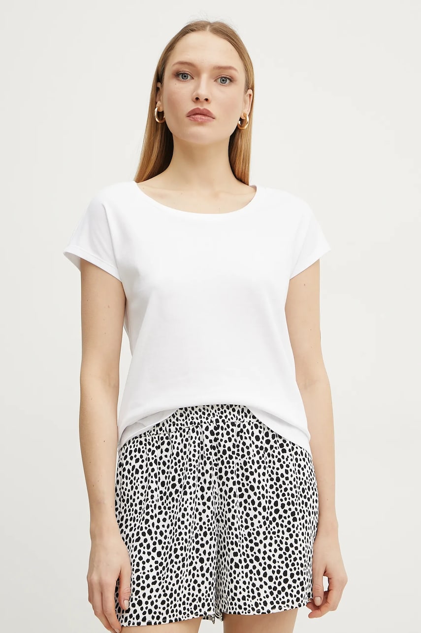 MAX&Co. tricou din bumbac femei, culoarea alb, 2518941014200 MAX&Co. tricou din bumbac femei, culoarea alb, 2518941014200