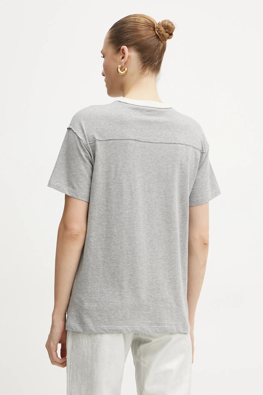 MAX&Co. pamut póló női, szürke, 2518971021200 termék 2. képe