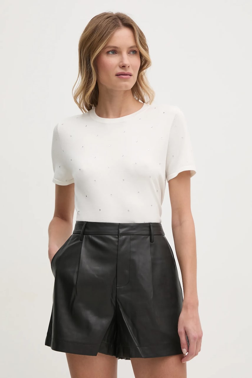Dkny bluza femei, culoarea bej, DJ4R0437 Dkny bluza femei, culoarea bej, DJ4R0437
