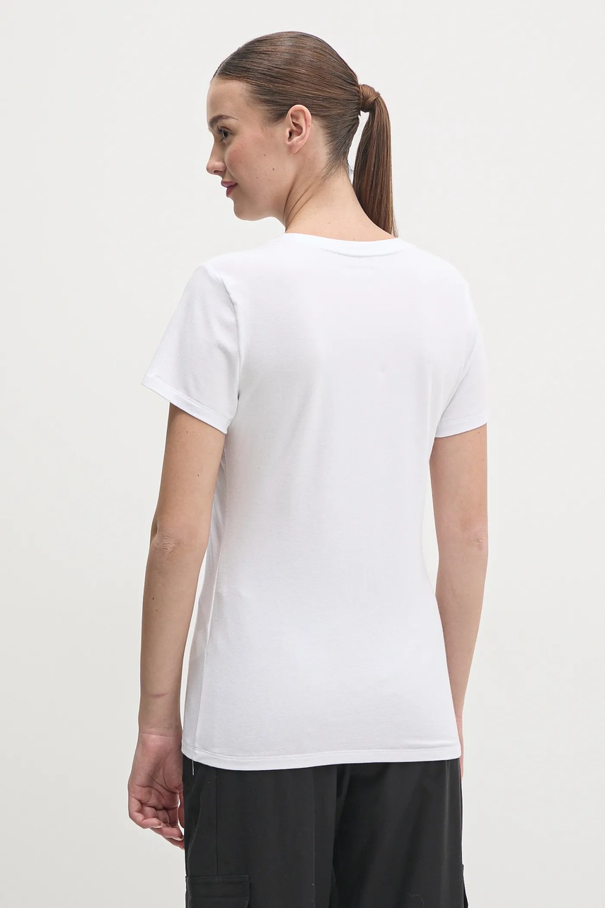 Μπλουζάκι Dkny χρώμα: άσπρο, DP5T9923 φωτογραφία