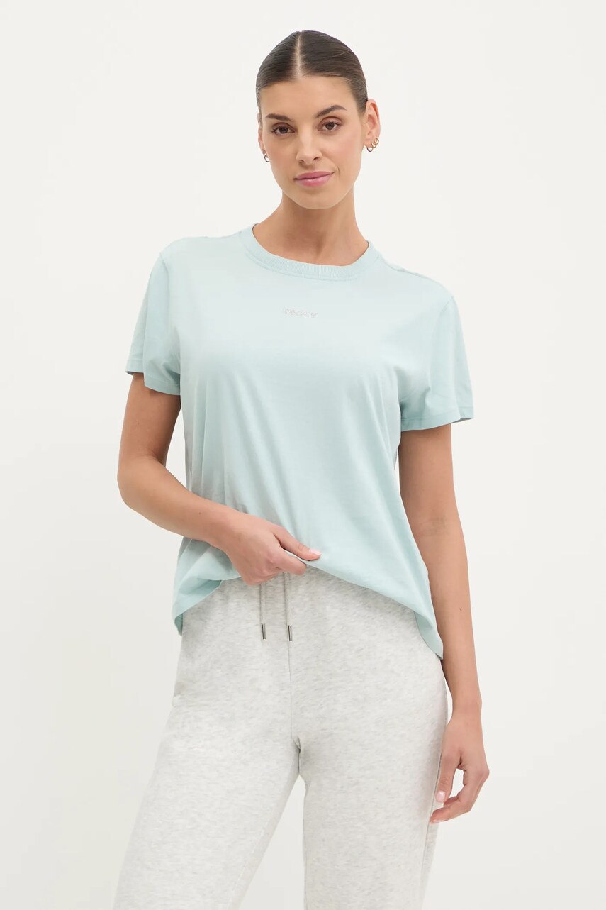 Levně Bavlněné tričko Dkny modrá barva, DP5T9994