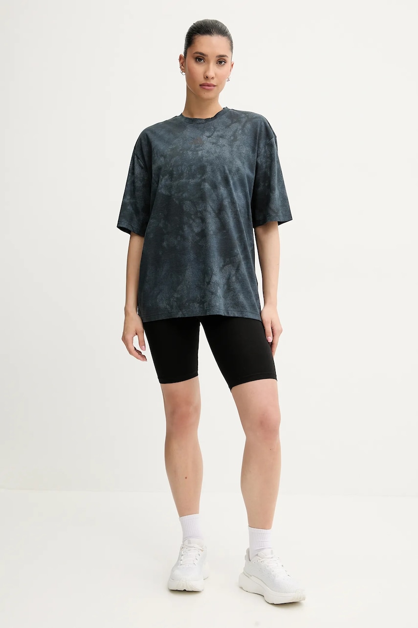 Футболка для тренинга adidas Performance TR 247 цвет синий JM4902 Футболка для тренинга adidas Performance TR 247 цвет синий JM4902