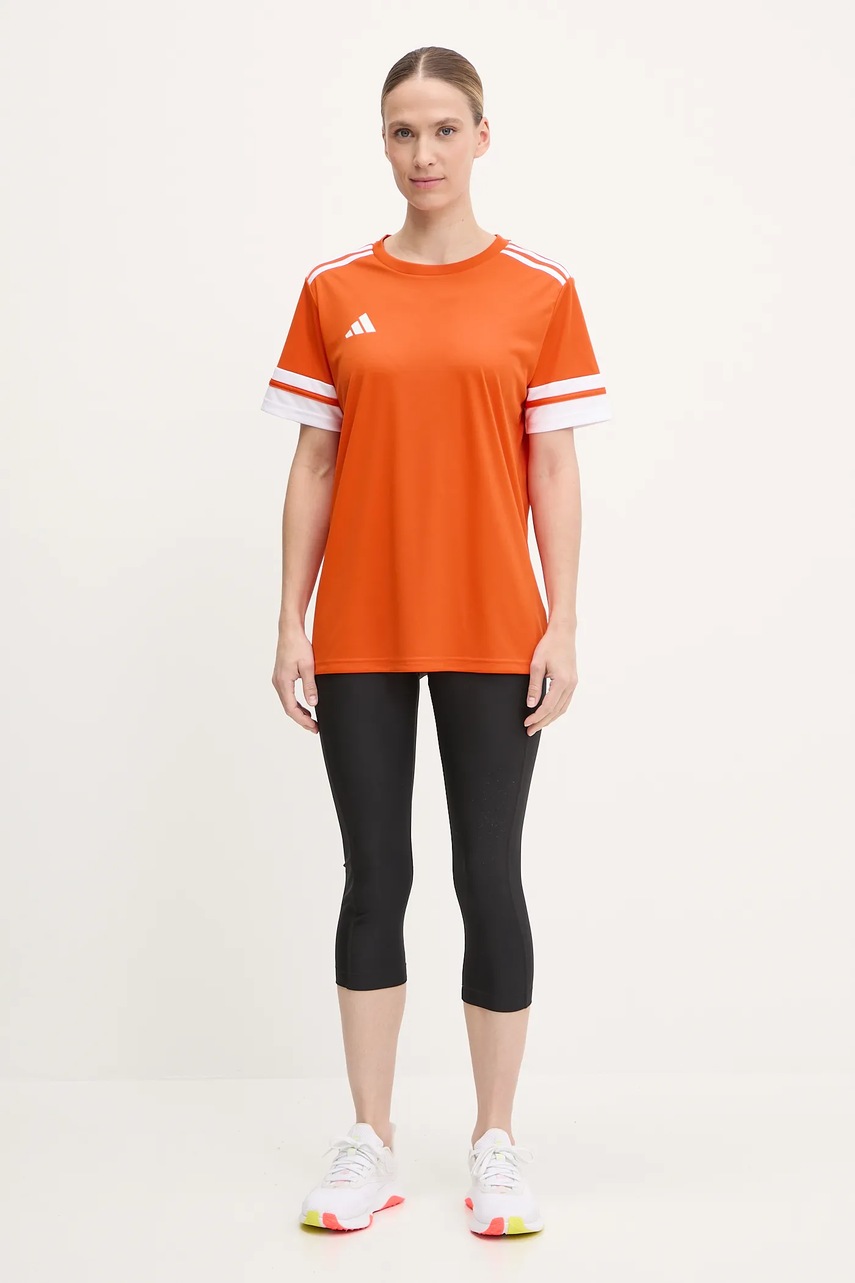 Футболка для тренинга adidas Performance Squad 25 цвет оранжевый JC8662