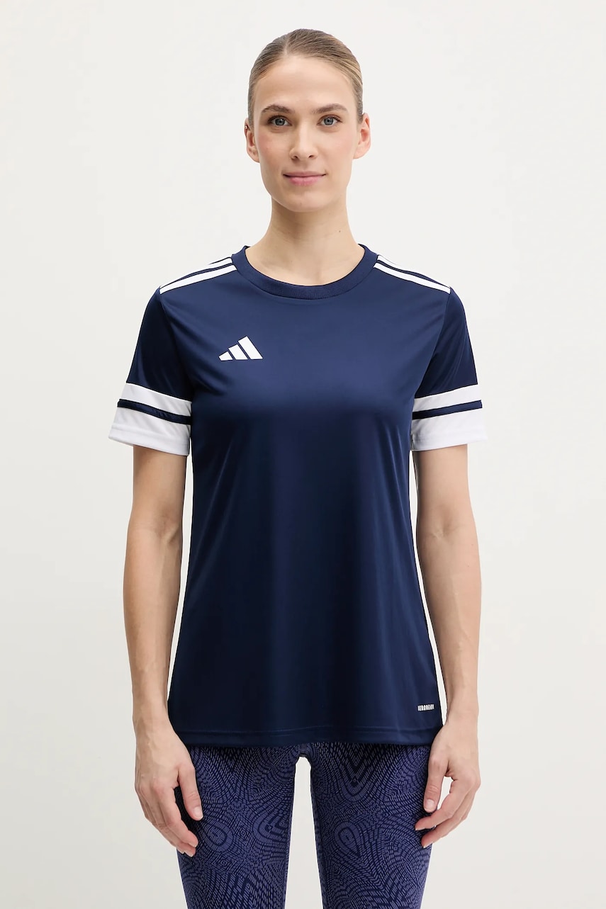 adidas Performance tricou de antrenament Squad 25 culoarea albastru marin, JI9987