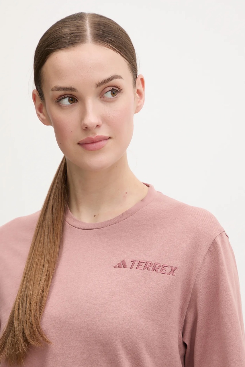 Μπλουζάκι adidas TERREX Xploric χρώμα: ροζ, JE0377 φωτογραφία