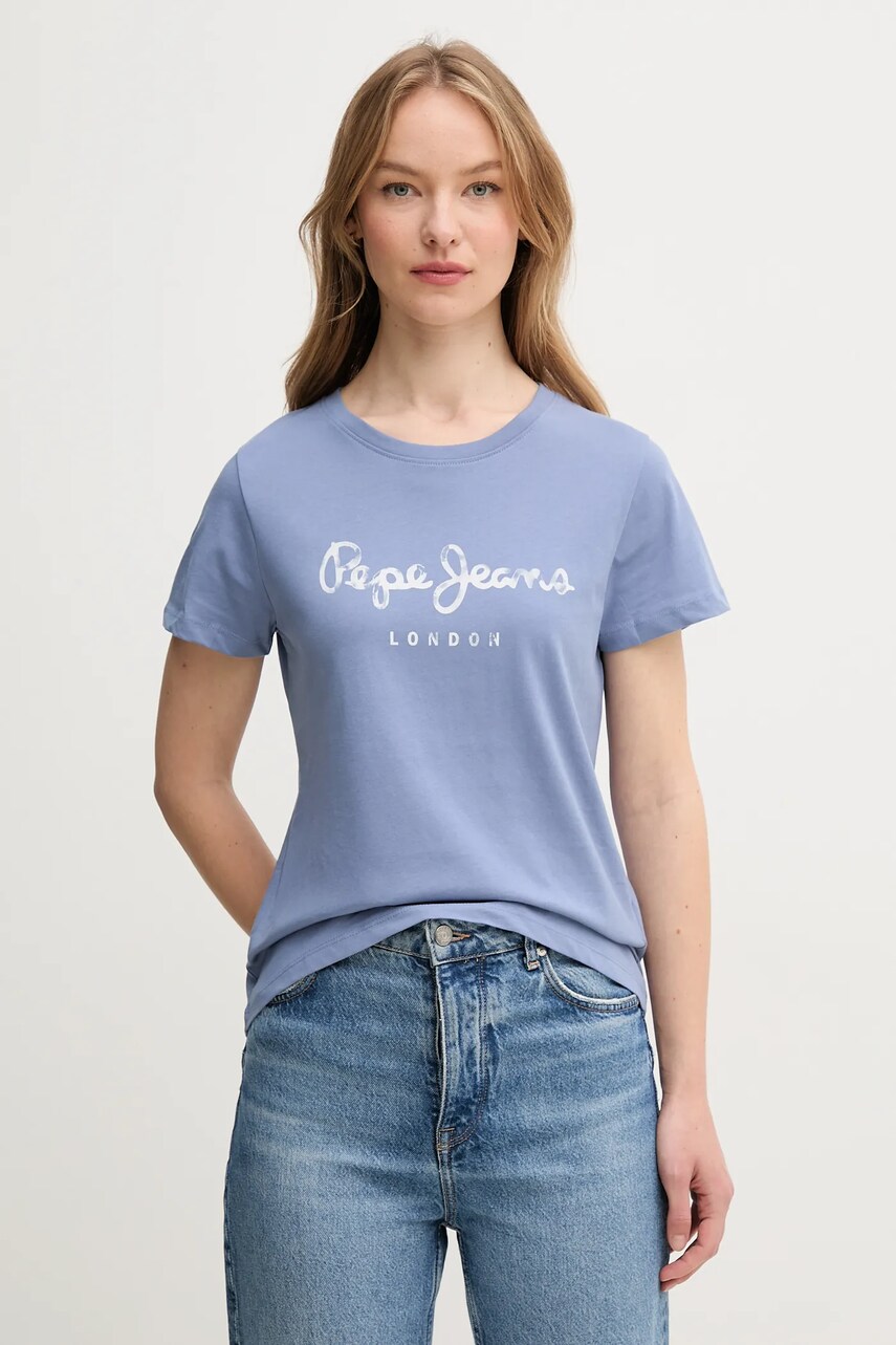Pepe Jeans tricou din bumbac VAL femei, PL506028