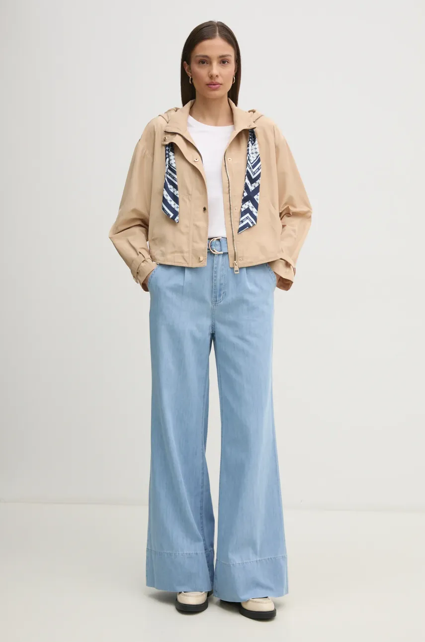 Хлопковая футболка Pepe Jeans ROSEY женская цвет белый PL506070 Хлопковая футболка Pepe Jeans ROSEY женская цвет белый PL506070
