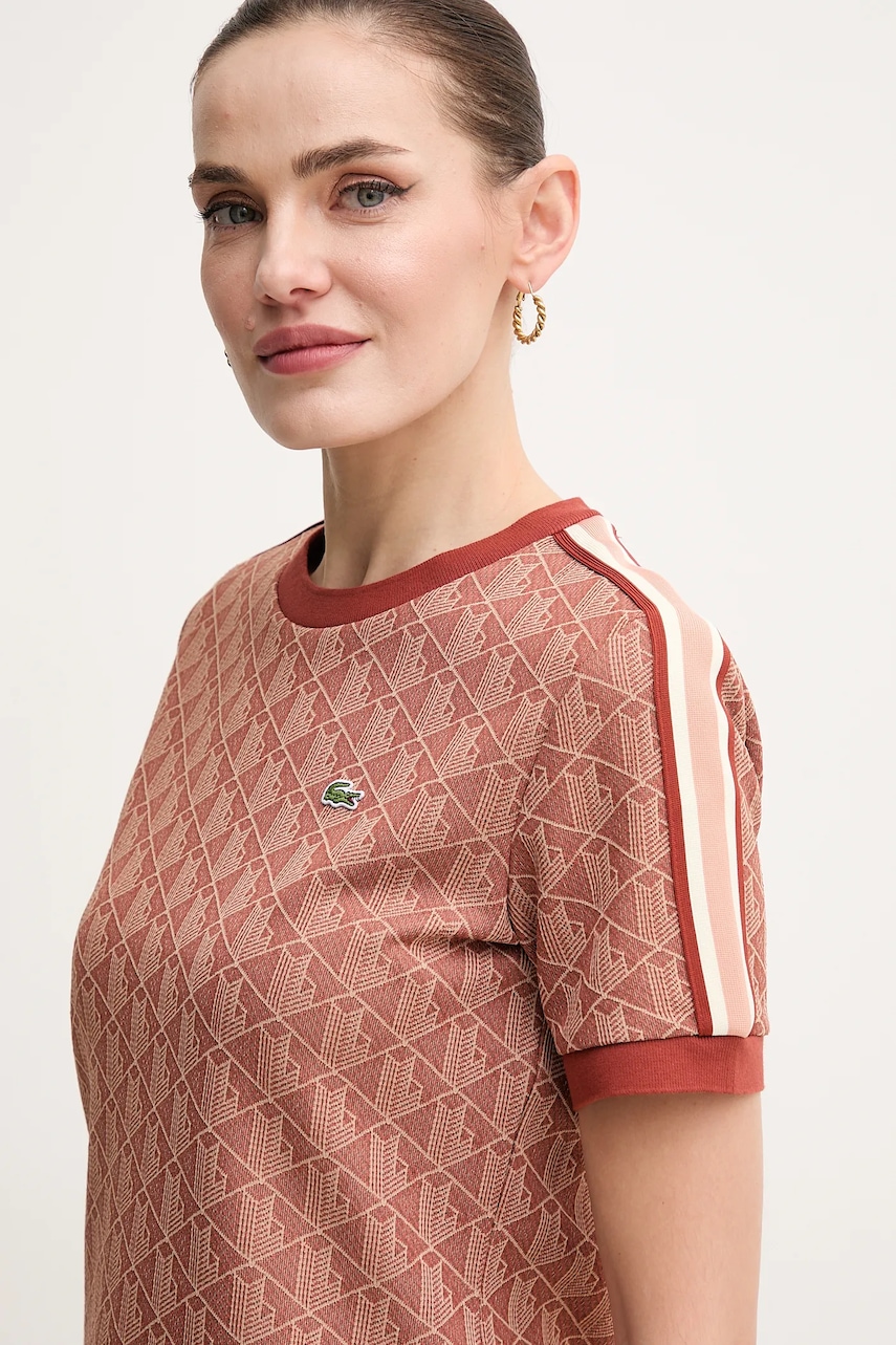 Tričko Lacoste oranžová barva, TF3244