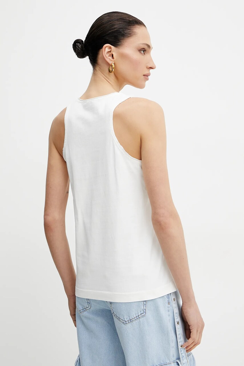 Pinko pamut top fehér, 105269 A2ME termék 2. képe
