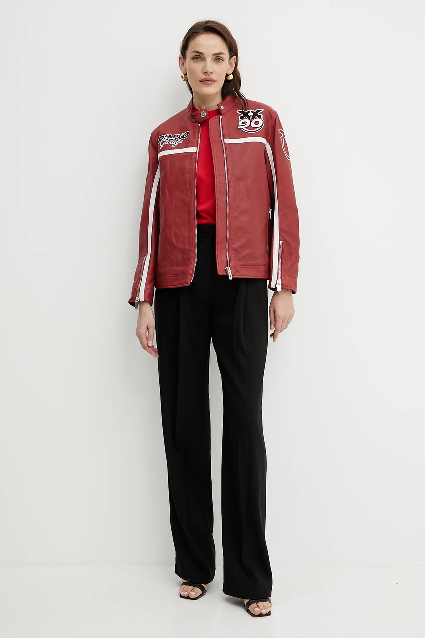 Хлопковая футболка Pinko цвет красный 105217 A2M2