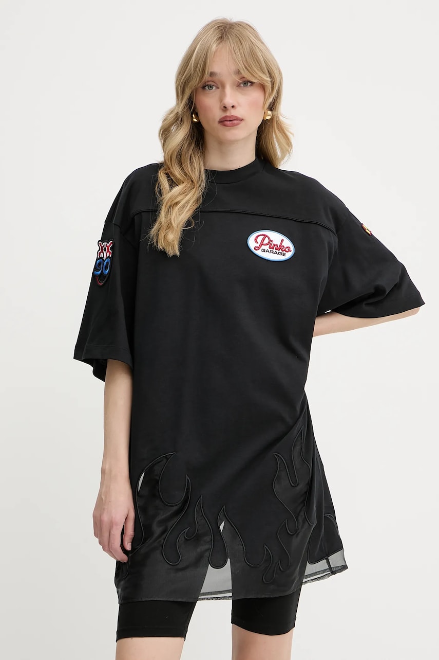 Levně Tričko Pinko dámské, černá barva, 105268 A2MK