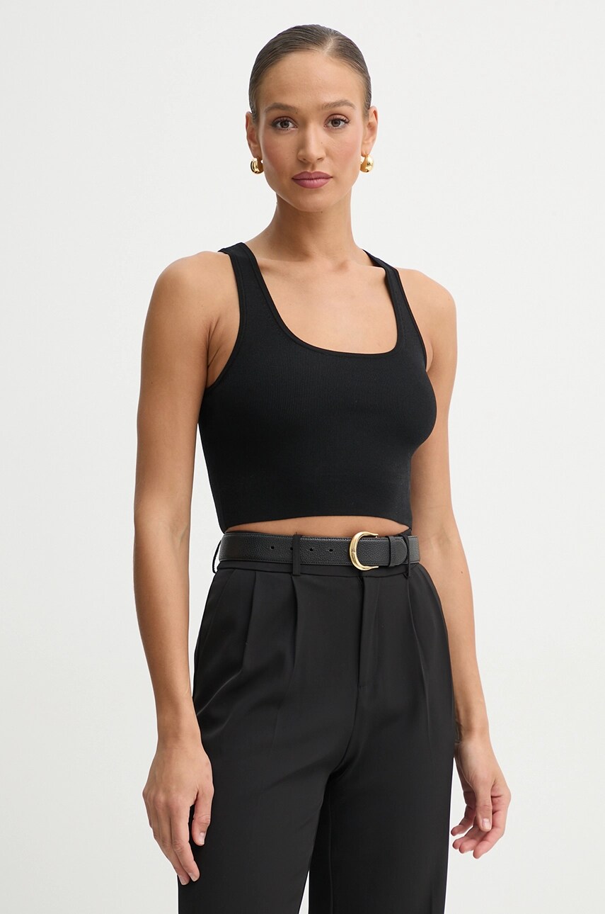 MICHAEL Michael Kors top culoarea negru, MR5614V33D