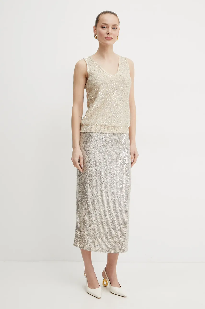Топ Weekend Max Mara женские цвет золотой 2515361131600 Топ Weekend Max Mara женские цвет золотой 2515361131600