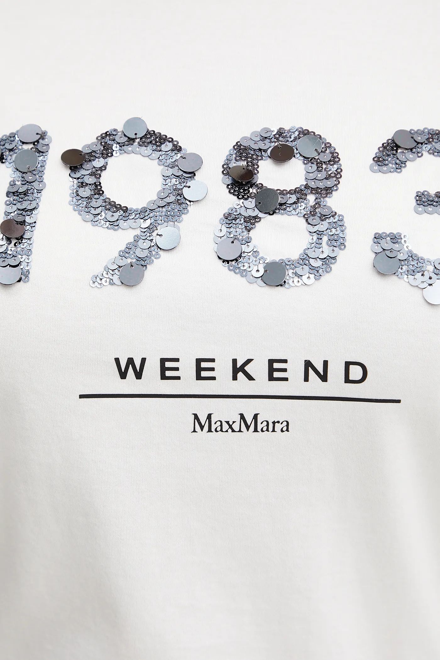 Βαμβακερό μπλουζάκι Weekend Max Mara γυναικείο, χρώμα: άσπρο, 2515971041600 φωτογραφία