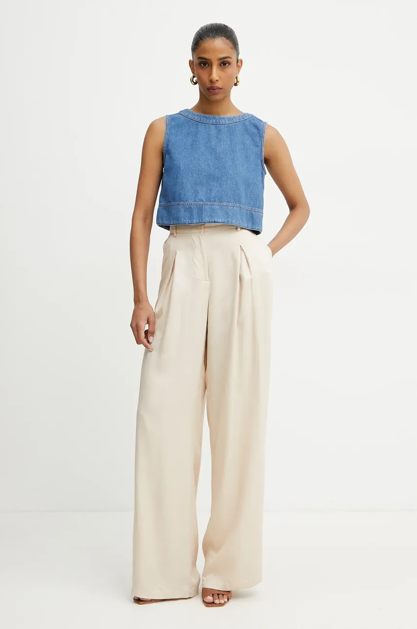 Джинсовая блузка Weekend Max Mara женская однотонная 2515161016600 Джинсовая блузка Weekend Max Mara женская однотонная 2515161016600