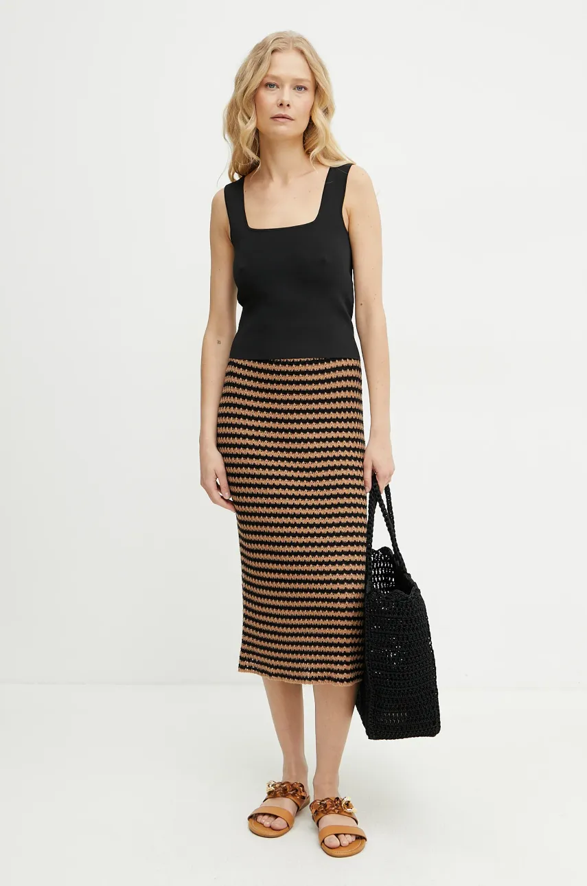Топ Weekend Max Mara цвет чёрный 2515361022600 Топ Weekend Max Mara цвет чёрный 2515361022600