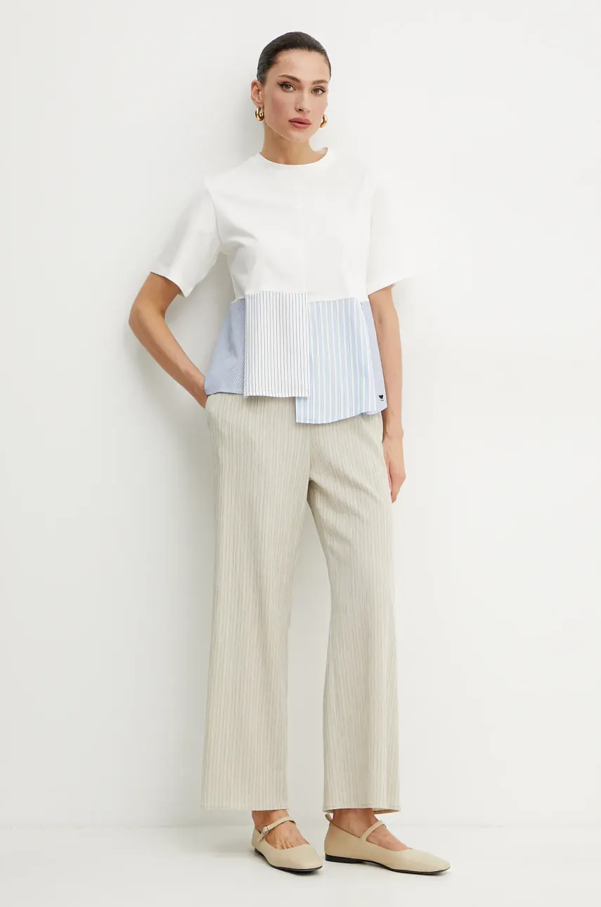 Хлопковая футболка Weekend Max Mara женская цвет белый 2515941102600 Хлопковая футболка Weekend Max Mara женская цвет белый 2515941102600
