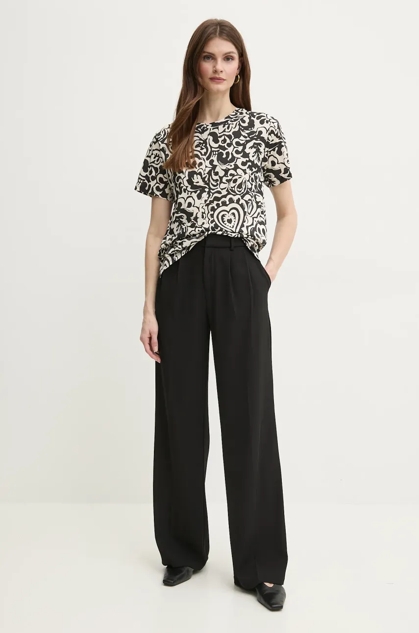 Хлопковая футболка Weekend Max Mara женская цвет чёрный 2515971012600 Хлопковая футболка Weekend Max Mara женская цвет чёрный 2515971012600