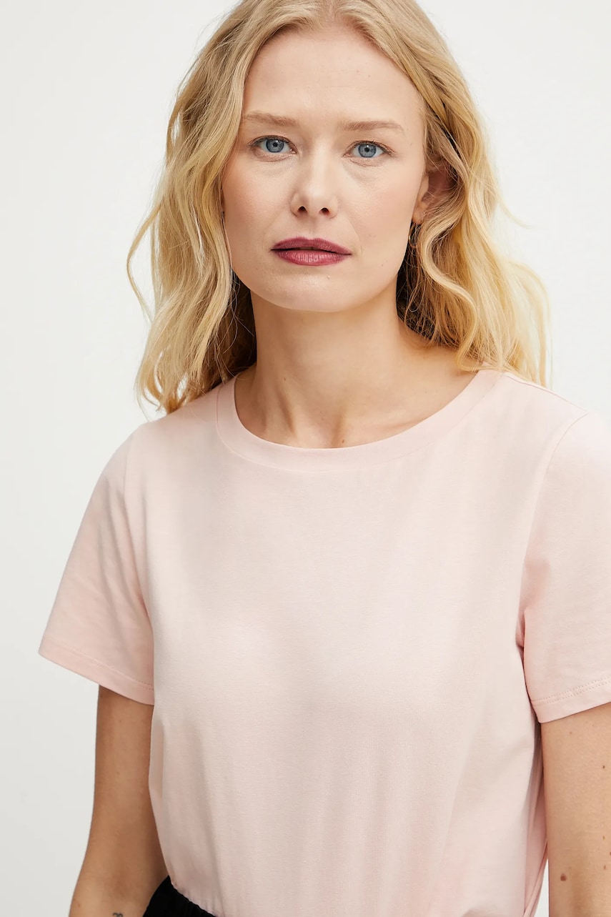 Weekend Max Mara tricou femei, culoarea roz, 2515971022600 Weekend Max Mara tricou femei, culoarea roz, 2515971022600