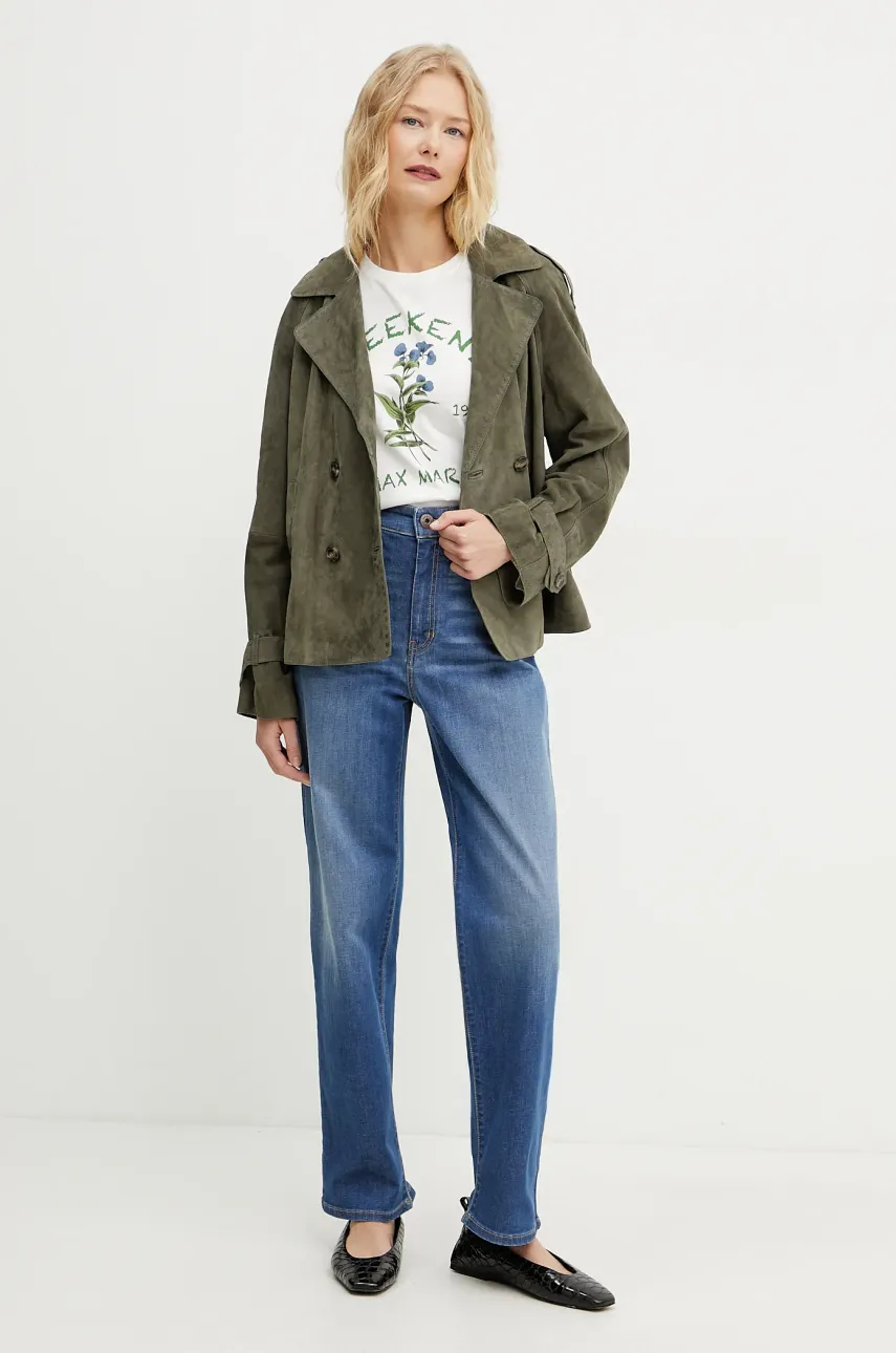 Хлопковая футболка Weekend Max Mara женская цвет белый 2515971052600 Хлопковая футболка Weekend Max Mara женская цвет белый 2515971052600