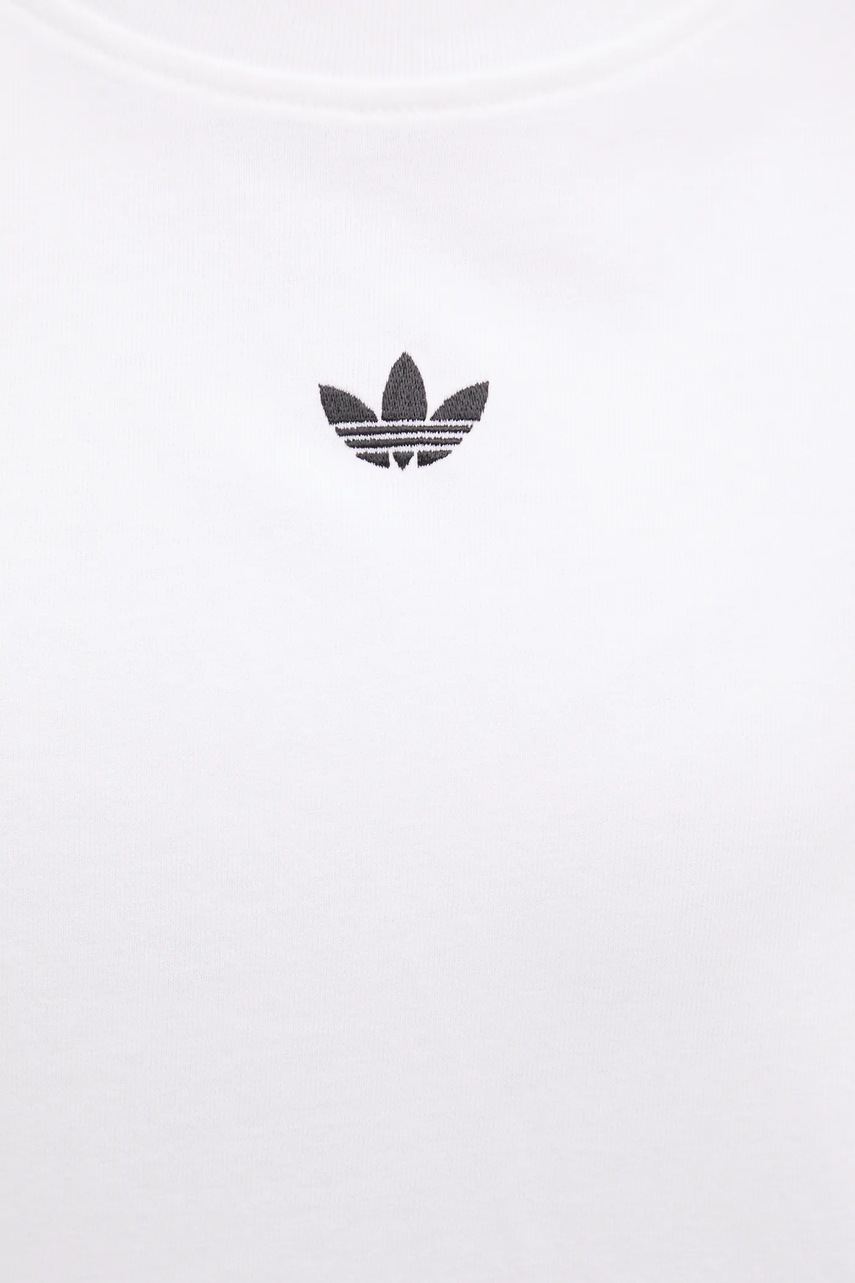 Бавовняна футболка adidas Originals BOXY TEE жіноча колір білий JY8886 