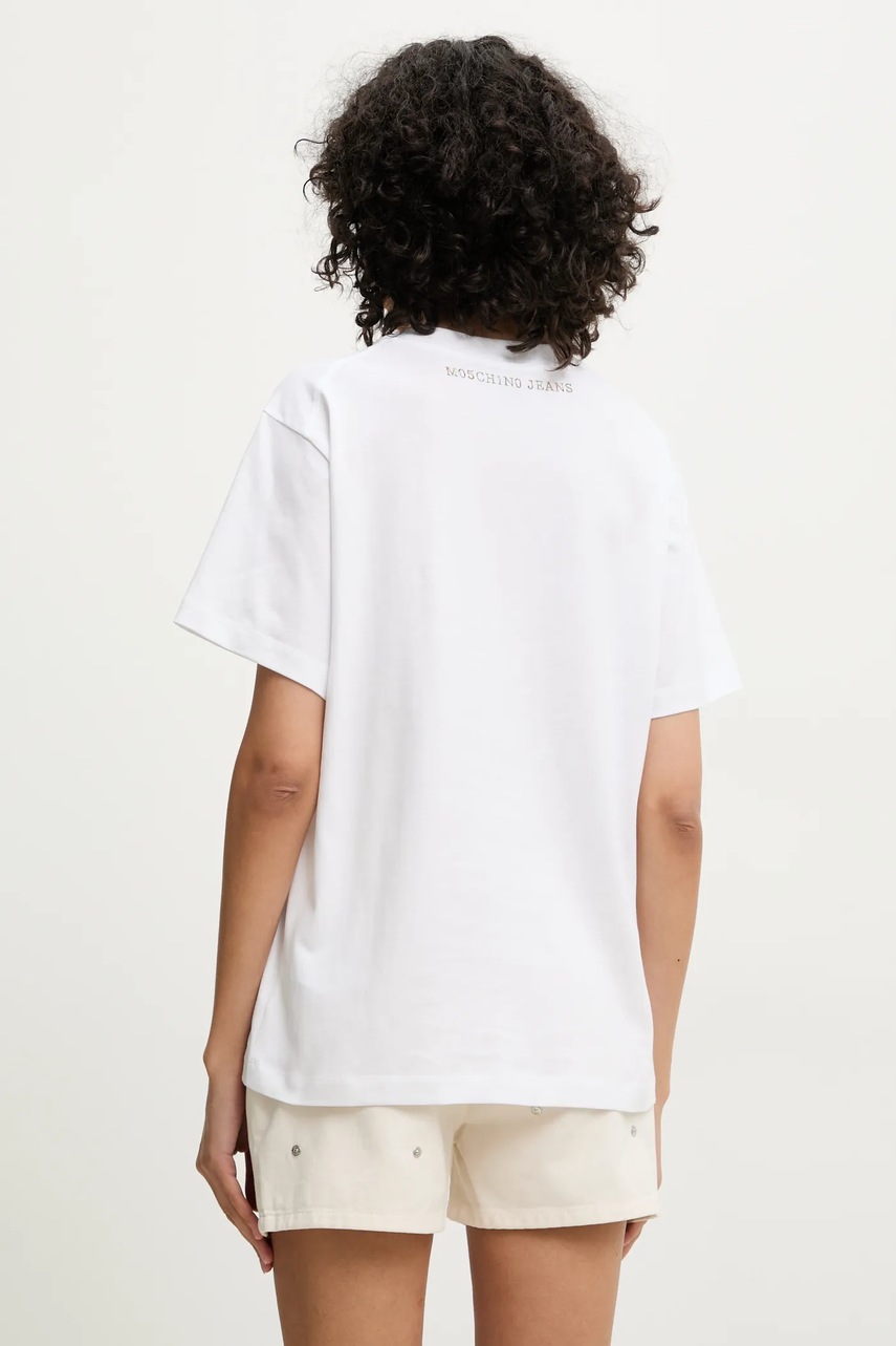 Βαμβακερό μπλουζάκι Moschino Jeans φωτογραφία