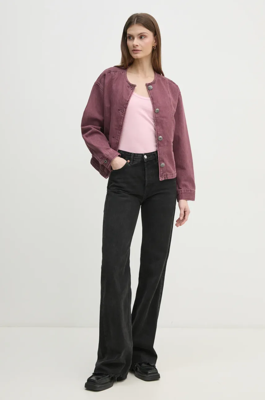 Хлопковый топ United Colors of Benetton цвет розовый 3GA2DH010 Хлопковый топ United Colors of Benetton цвет розовый 3GA2DH010