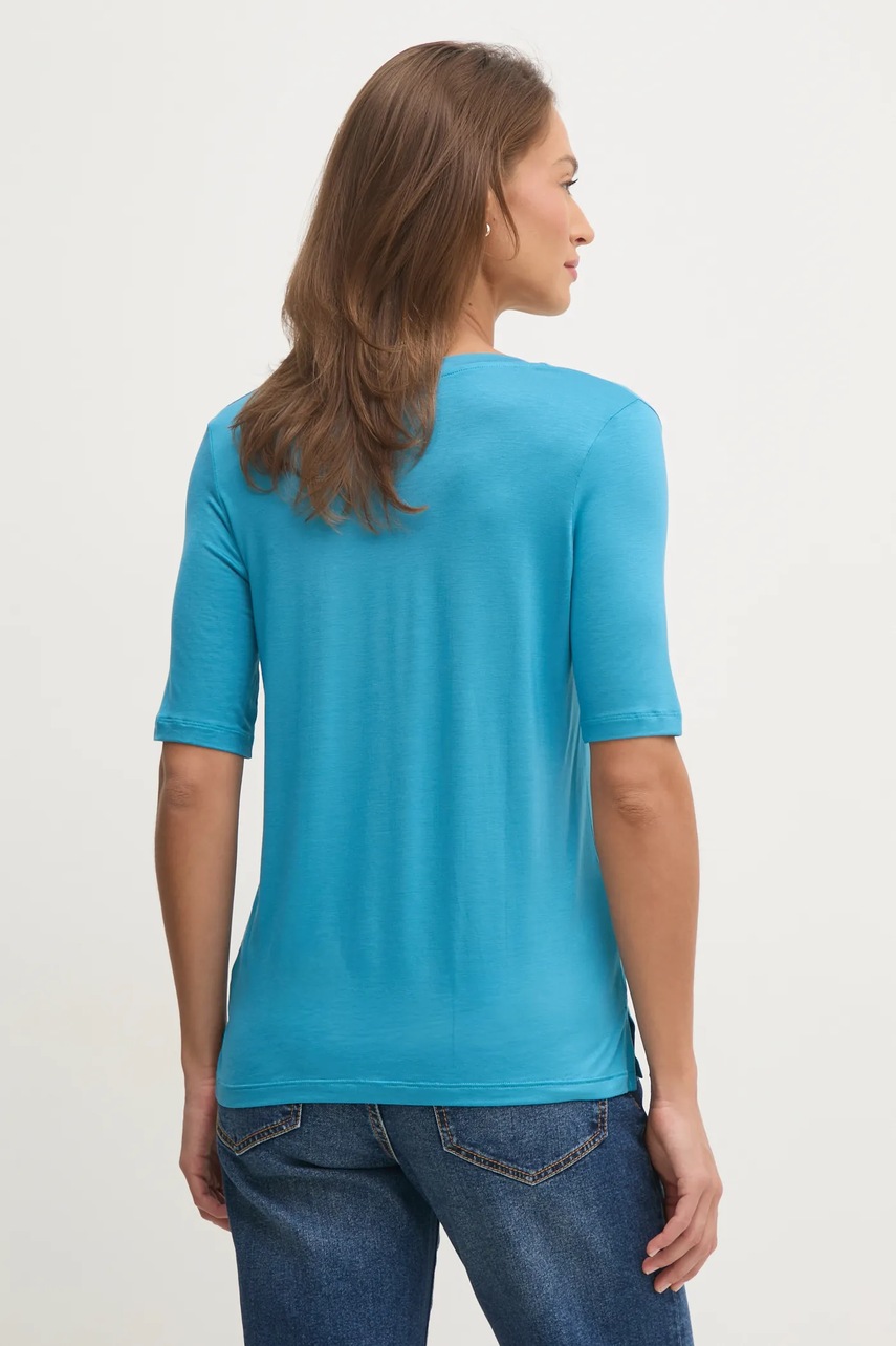 Μπλουζάκι United Colors of Benetton χρώμα: μπλε, 3Z12D401G φωτογραφία