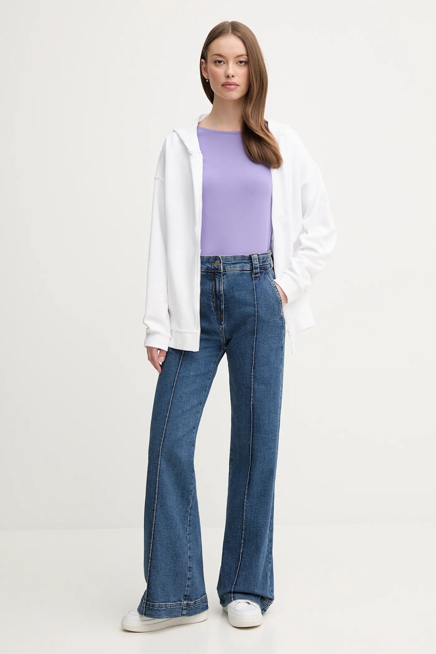 Футболка United Colors of Benetton цвет фиолетовый 3FJHD109K