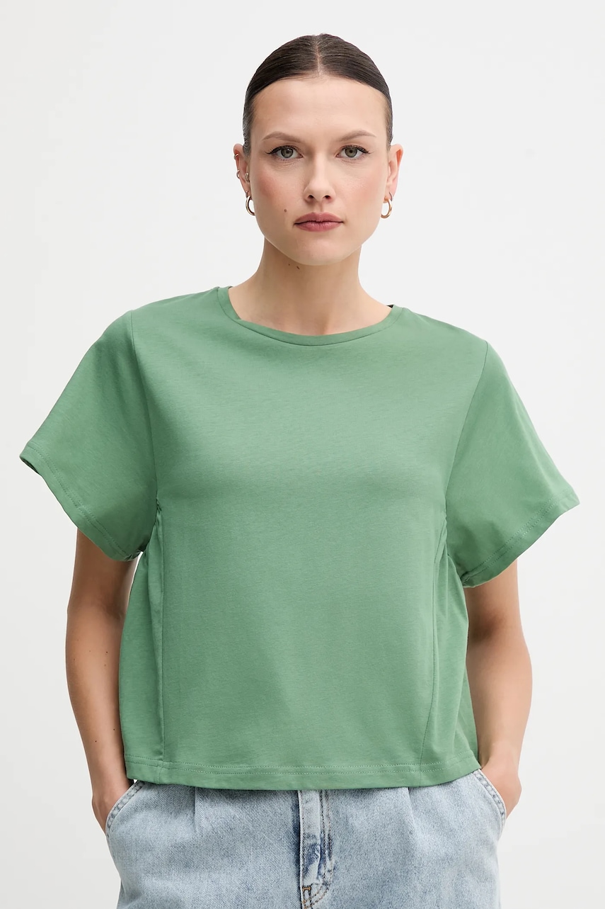 United Colors of Benetton tricou din bumbac culoarea verde, 3U53D109U