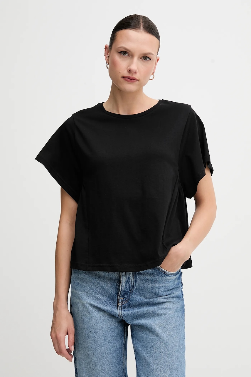 United Colors of Benetton tricou din bumbac culoarea negru, 3U53D109U